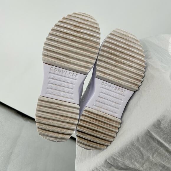 Unisex White Converse Chuck Taylor Run Star Hike High Tops Sneakers M-8M, W-9.5M - Picture 8 of 8